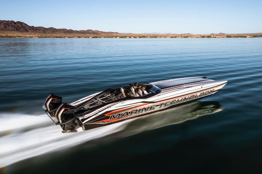 High Speed Marine Technology Dual 450R Outboards